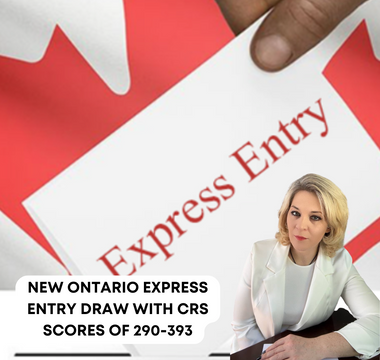 📢 <strong data-mce-fragment="1">New Ontario Express Entry Draw with CRS Scores of 290-393</strong>